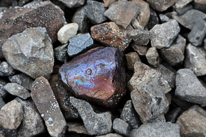 Fotokonst "One of a kind" - mineral bland stenar, skapad av Kazemir för Picture That